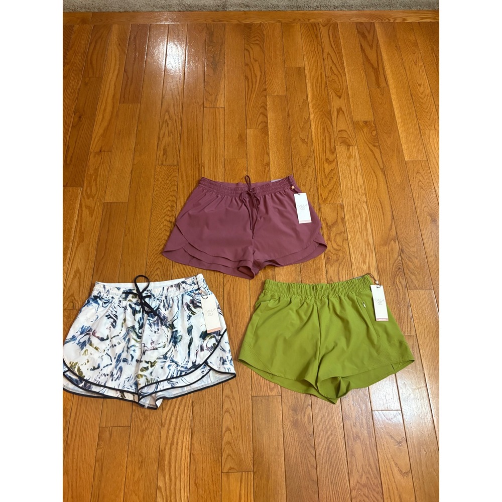 CALIA by Carrie Underwood Women's Athletic Shorts - Plum, Olive & Floral